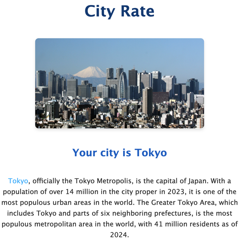 City Rate Thumbnail